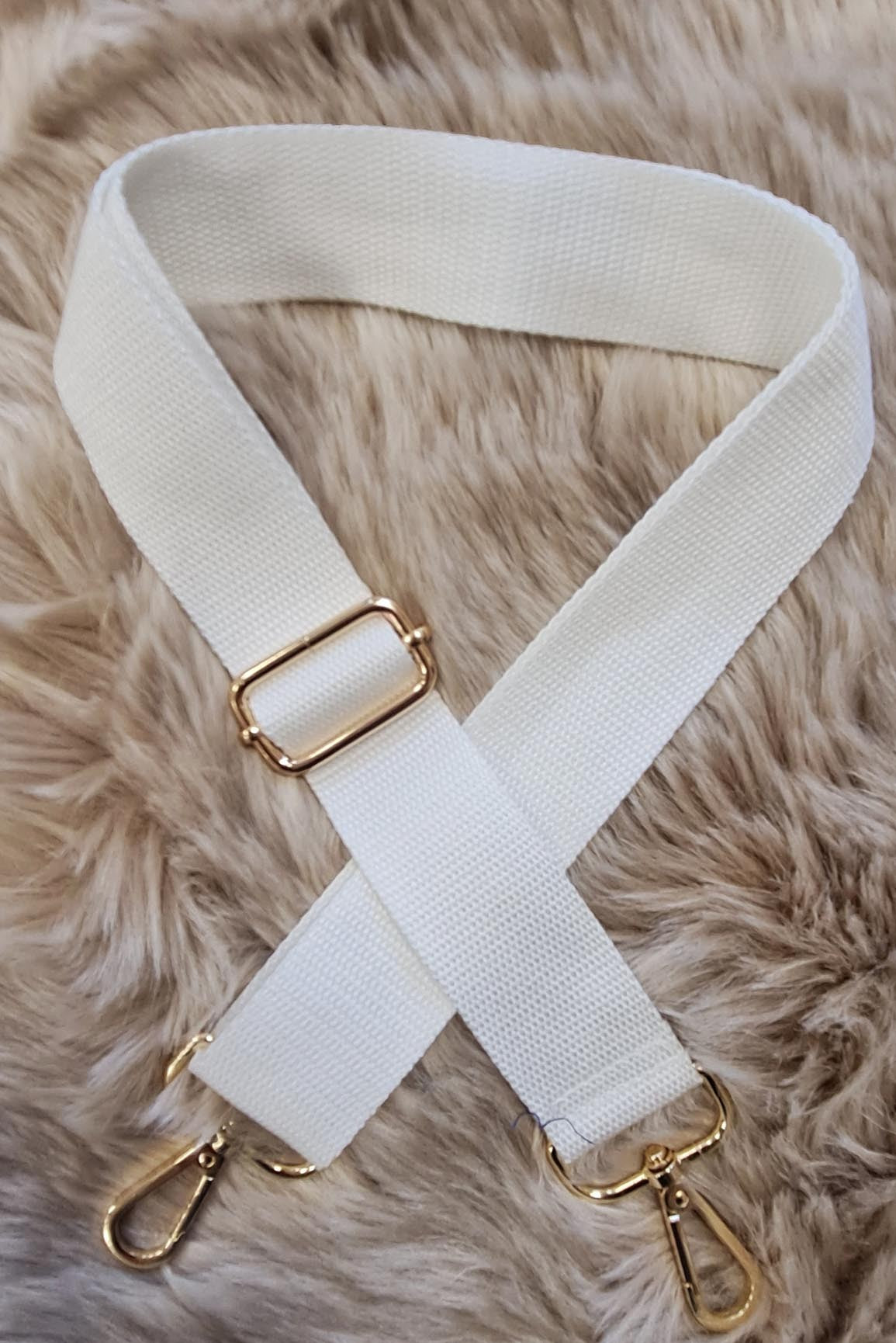 Anse amovible blanche pour sac banane