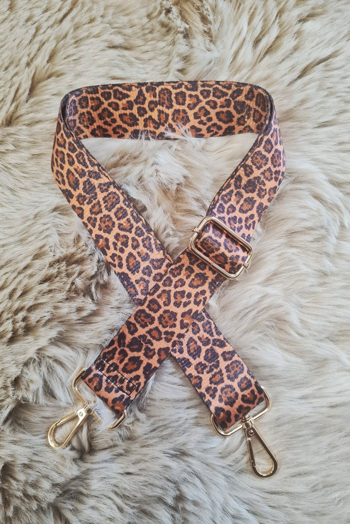 Anse amovible léopard pour sac banane