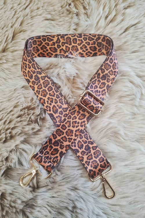 Anse amovible léopard pour sac banane