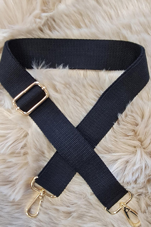 Anse amovible noire pour sac banane