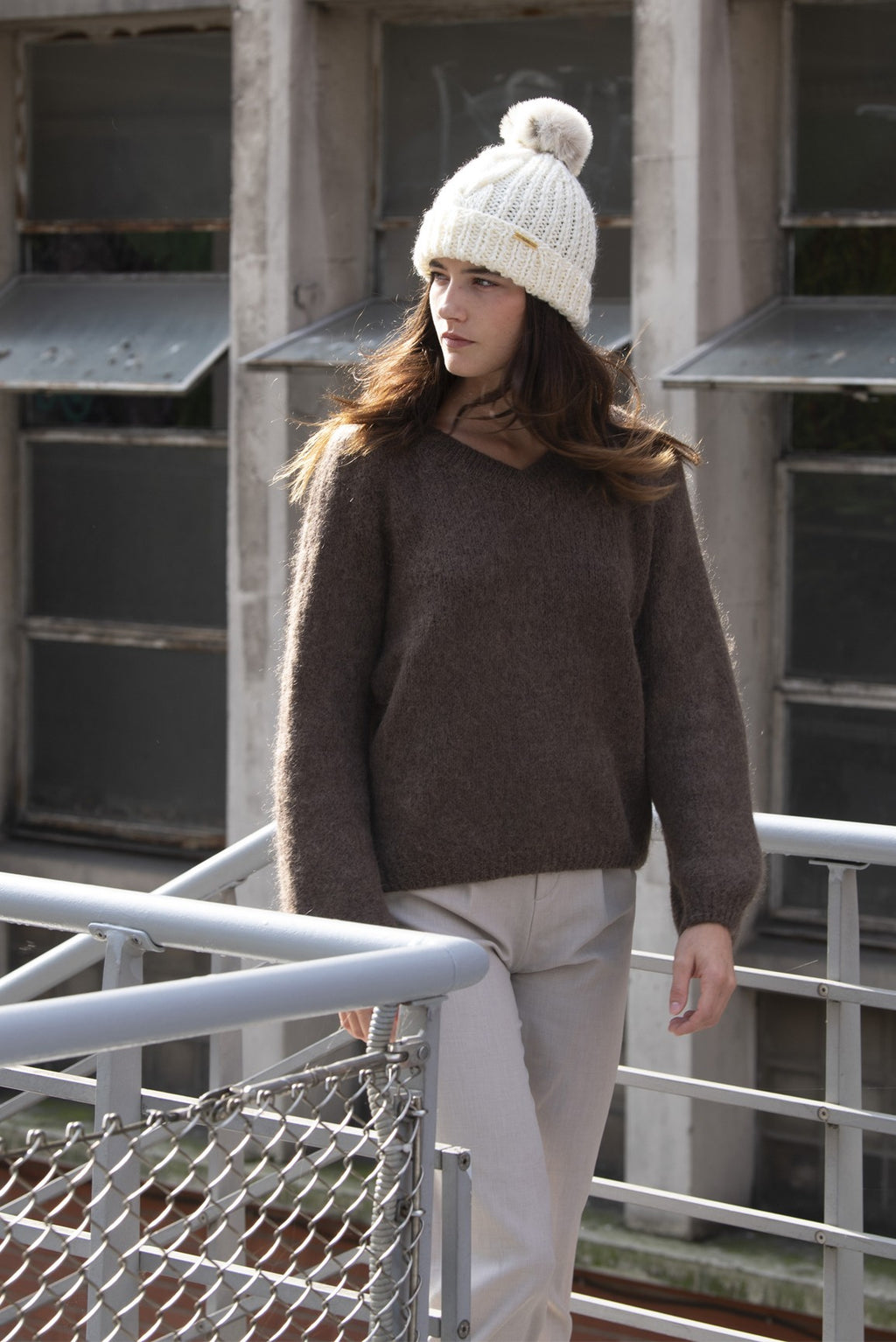 Bonnet en laine Alban