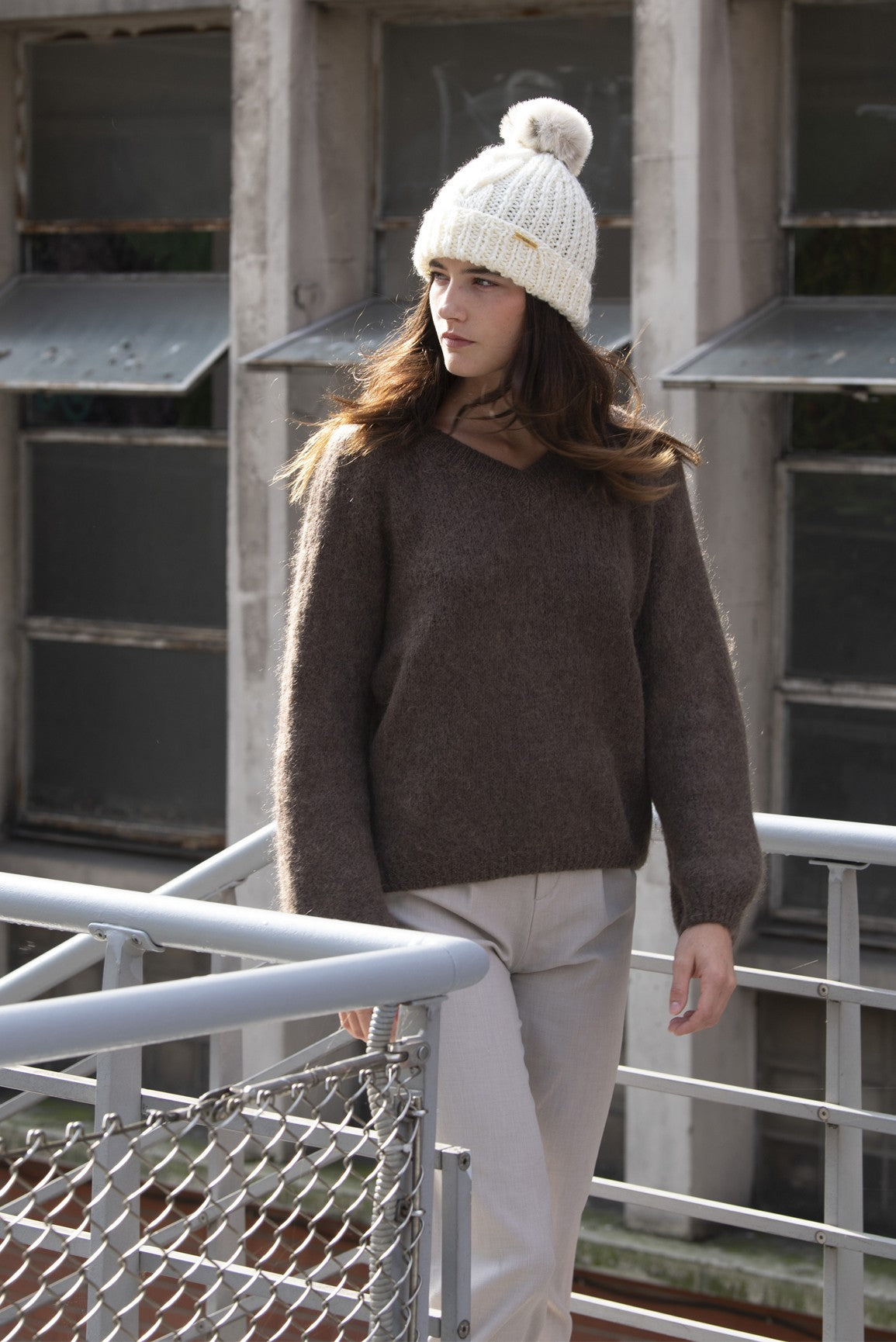 Bonnet en laine Alban