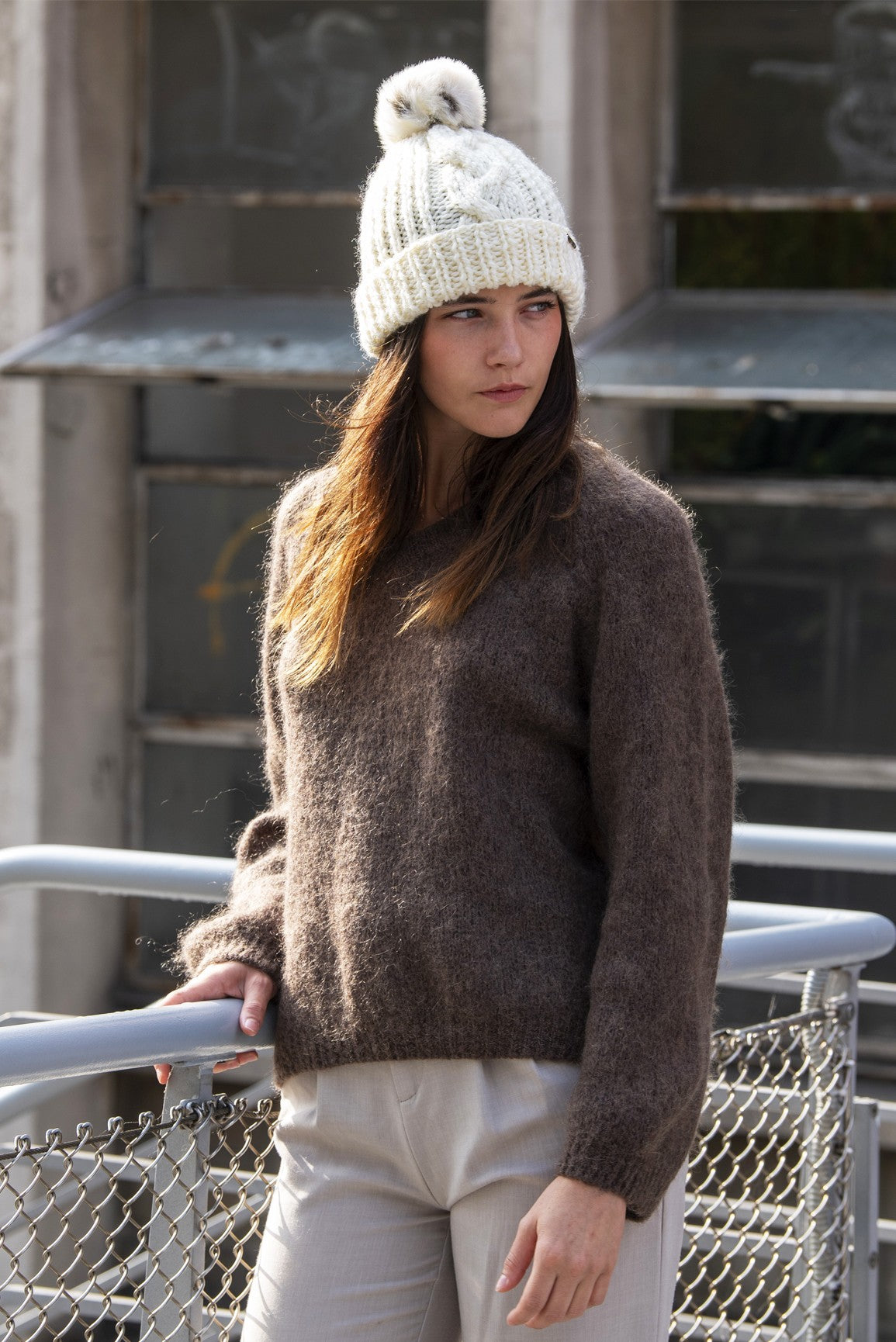 Bonnet en laine Alban