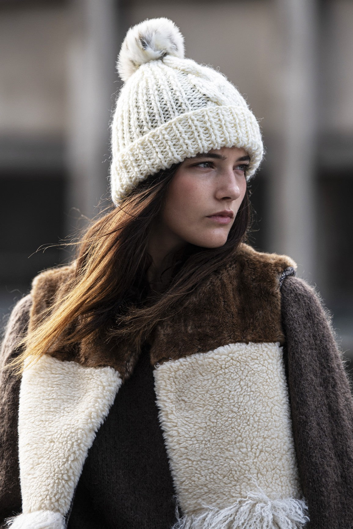 Bonnet en laine Alban