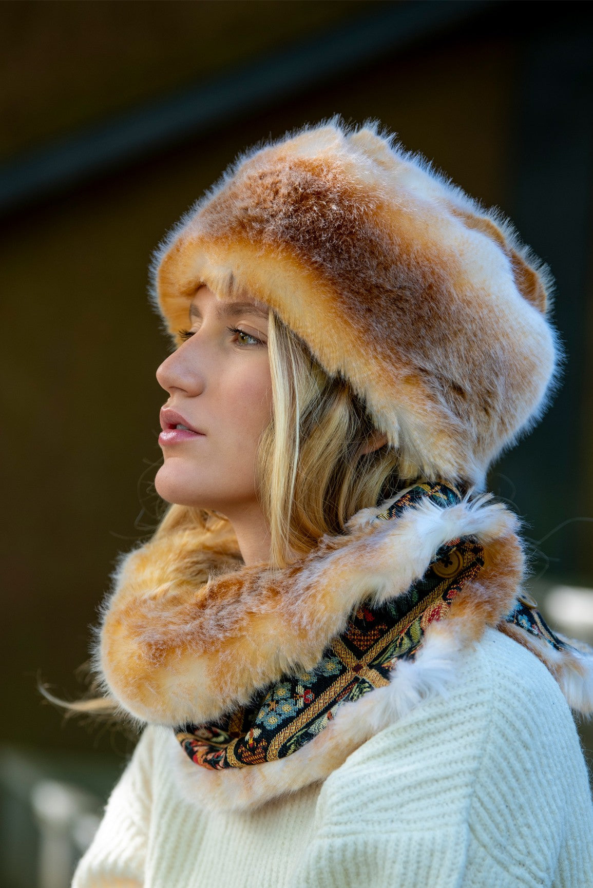 Col snood boutonné Agathe