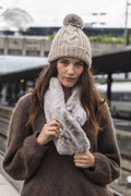 Echarpe Françoise en fausse fourrure
