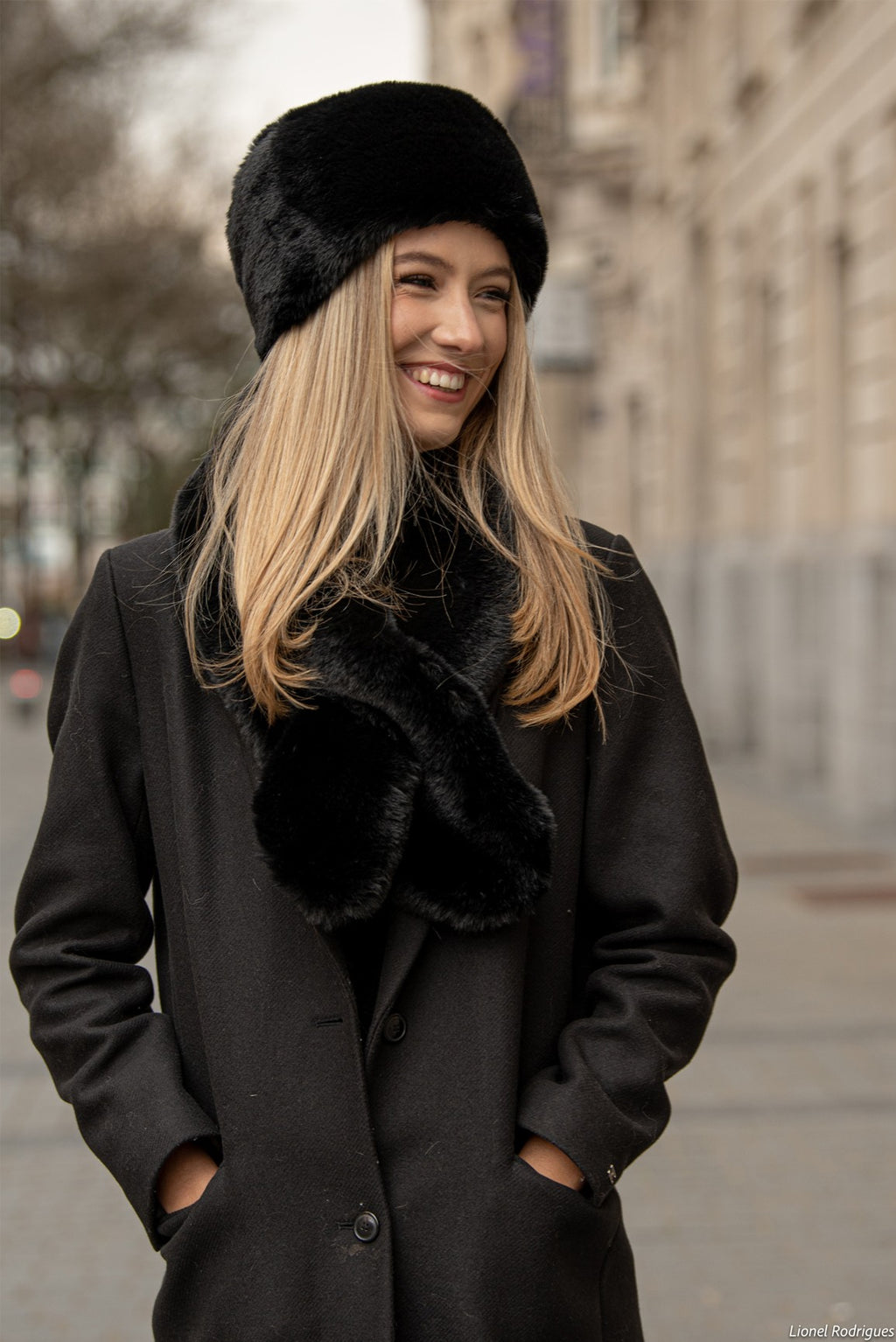 Écharpe en Fausse Fourrure Ophélie