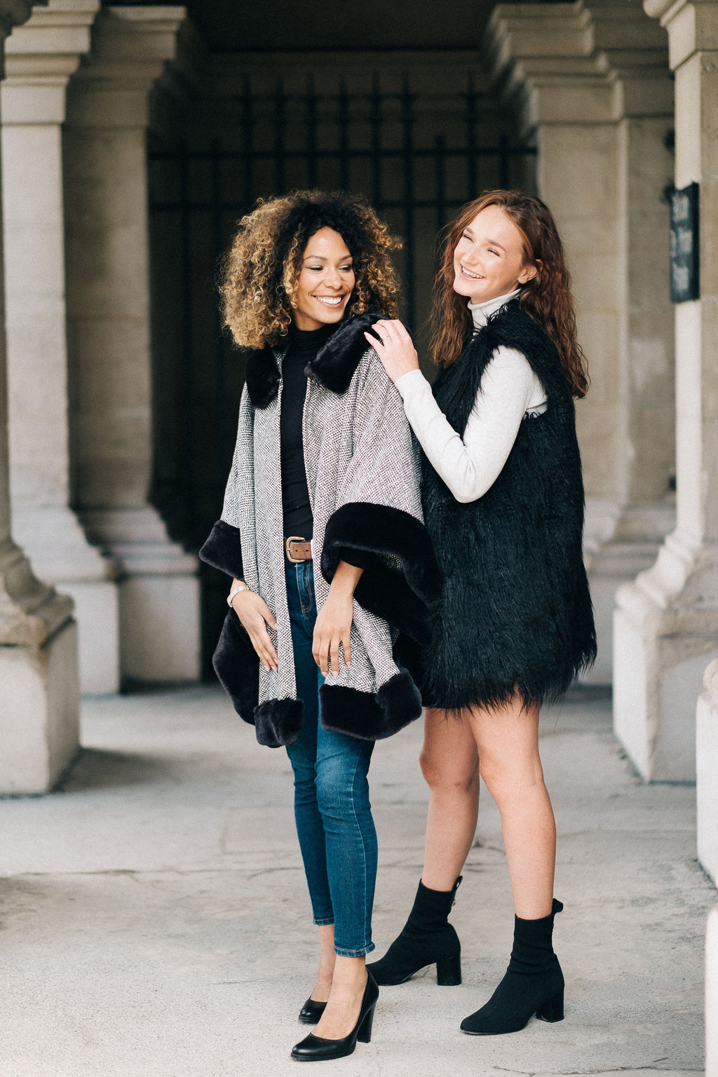 Gilet Colette en fausse fourrure très douce