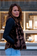 Gilet en Fausse Fourrure Lison