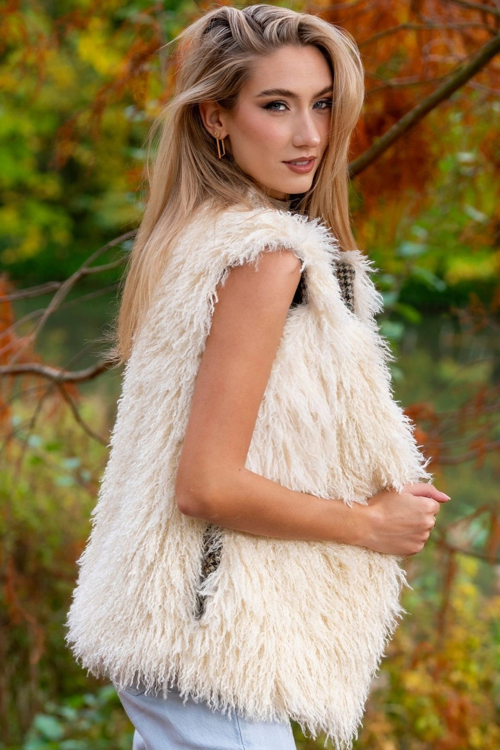 Gilet en Fausse Fourrure Olena