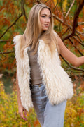 Gilet en Fausse Fourrure Olena