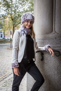 Manchettes Caroline en fausse fourrure de haute qualité