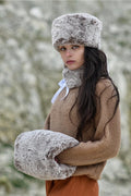 Manchon Paulina en fausse fourrure