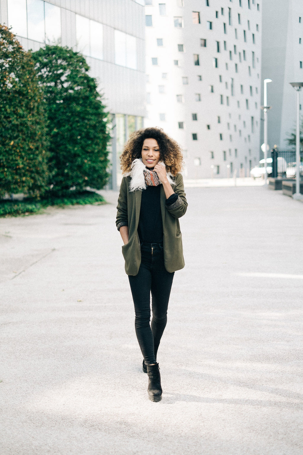 Petit col snood Paulette en fausse fourrure toute douce