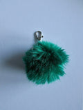 Porte-clé pompon Carole en fausse fourrure de haute qualité