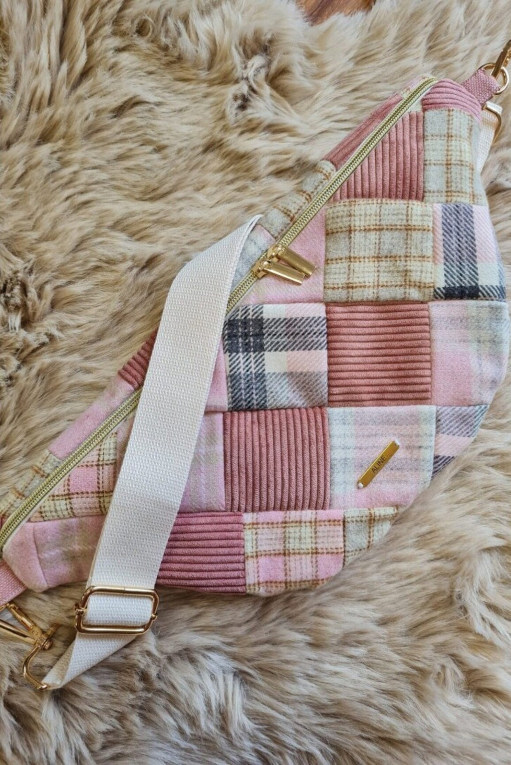 Sac banane patchwork Lison
