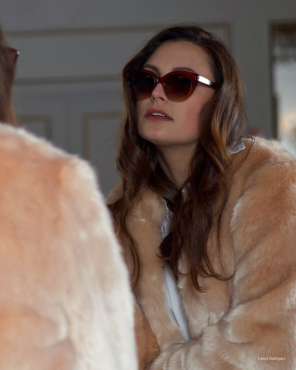 Veste Sophie en fausse fourrure très douce