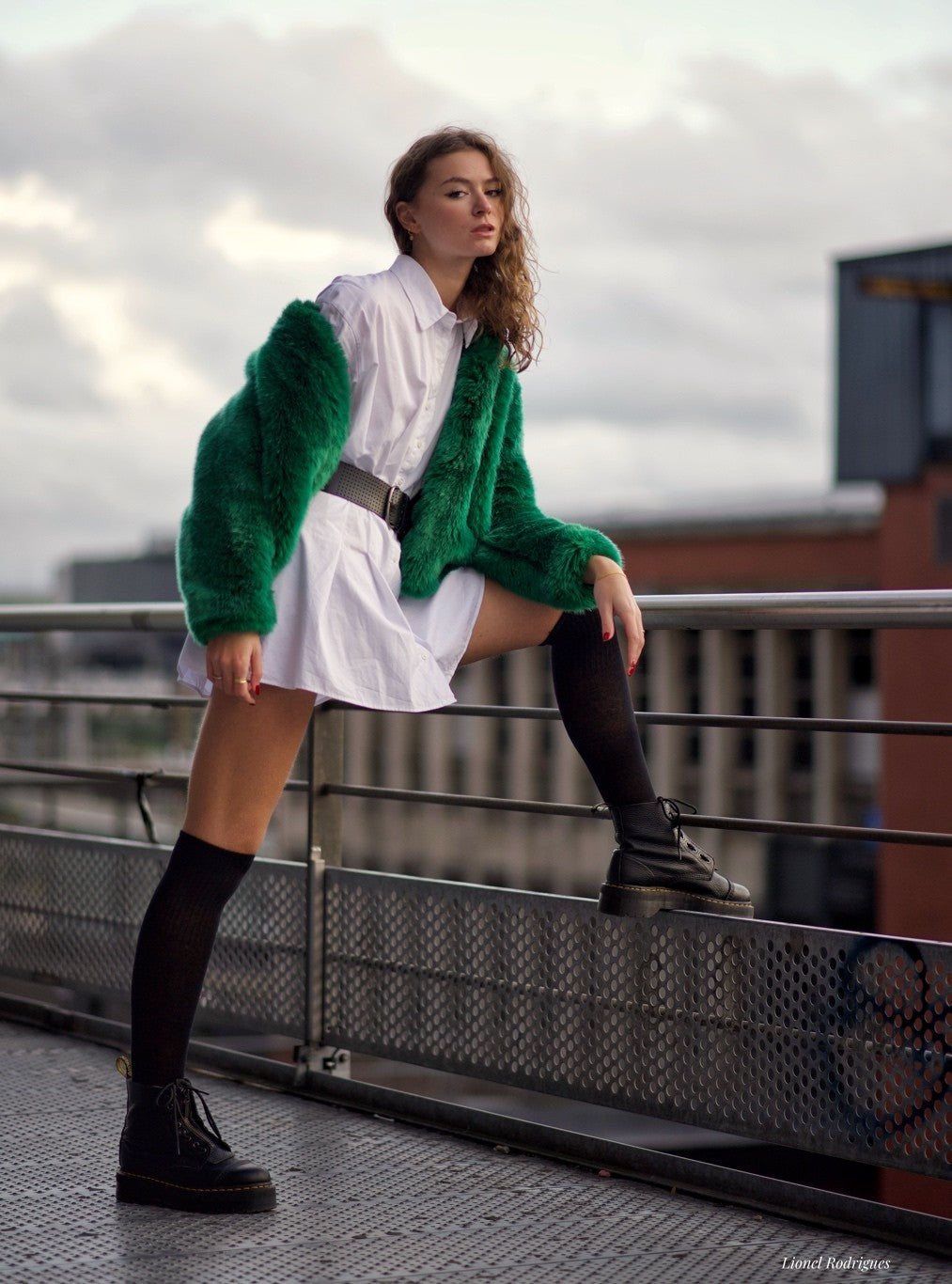 Veste Thatianna en fausse fourrure de haute qualité